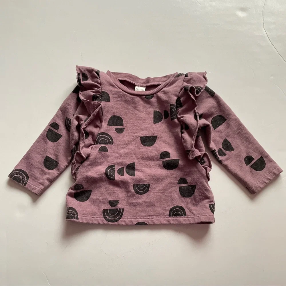 Petit Lem Ruffle sweatshirt